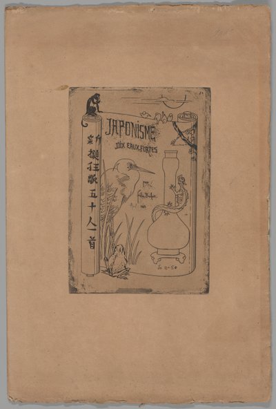 Cover to Japonisme by Felix Hilaire Buhot