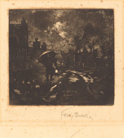 La Ronde de Nuit Night Patrol, 1878 by Felix Hilaire Buhot