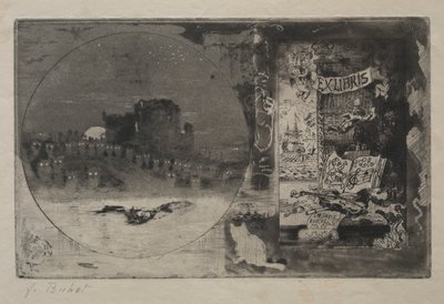 The Castle of the Owls by Felix Hilaire Buhot