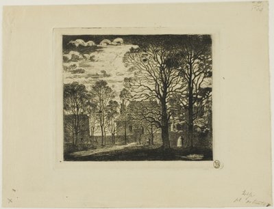 The Convent, Avenue of the Observatory by Felix Hilaire Buhot