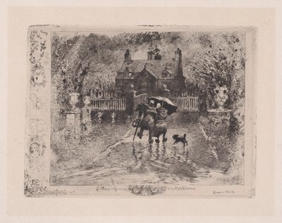 The Country Neighbors, 1860-98 by Felix Hilaire Buhot