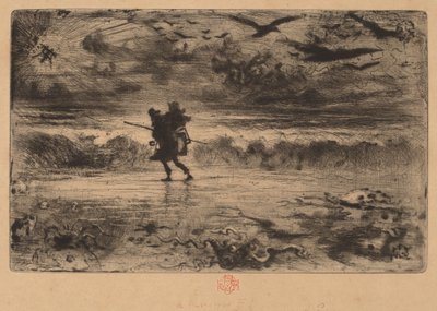 The Marine Painter by Felix Hilaire Buhot
