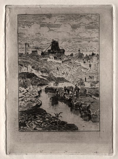 The Well at the Hill of Cailles by Felix Hilaire Buhot