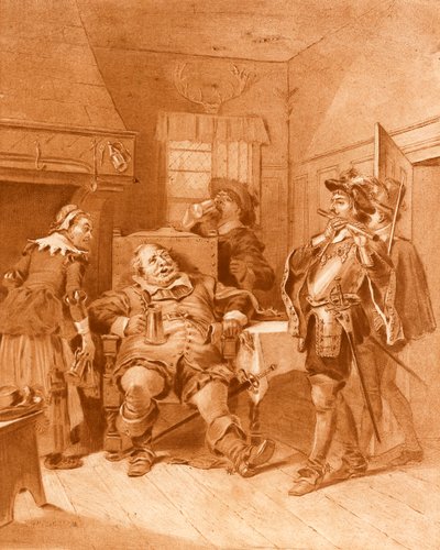 First Part of Henry IV. Act III, Scene III by Felix Octavius Carr Darley