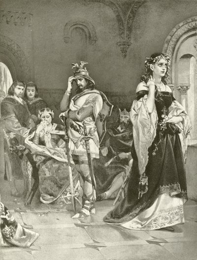 Hamlet. Act IV, Scene V (engraving) by Felix Octavius Carr Darley
