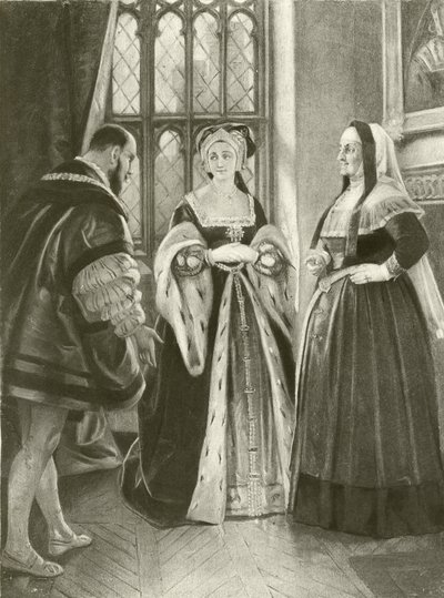 King Henry VIII. Act II, Scene III by Felix Octavius Carr Darley