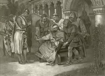 King John. Act V, Scene VII by Felix Octavius Carr Darley