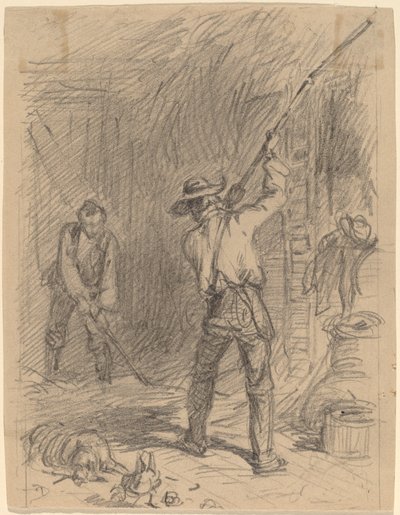 Man Flailing by Felix Octavius Carr Darley