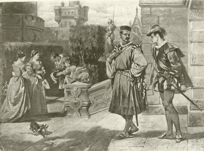 Othello. Act III, Scene III by Felix Octavius Carr Darley