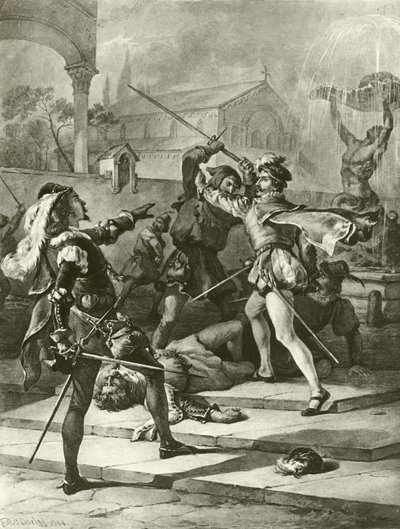 Romeo and Juliet. Act I-Scene I by Felix Octavius Carr Darley
