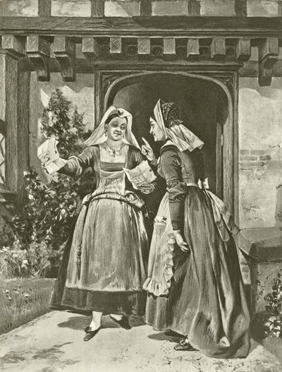 The Merry Wives of Windsor. Act II, Scene I by Felix Octavius Carr Darley