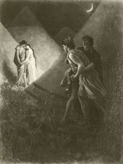 Troilus and Cressida. Act V-Scene II by Felix Octavius Carr Darley