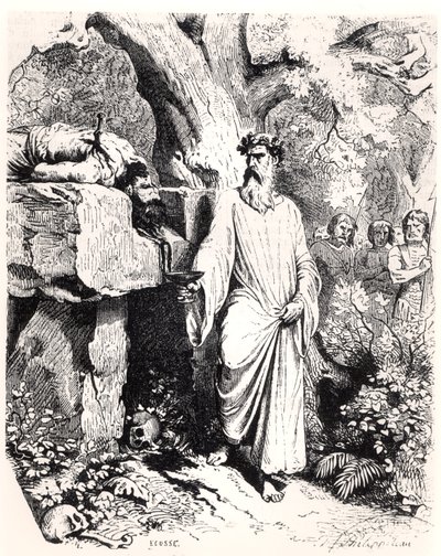 Human Sacrifice by a Gaulish Druid, from 