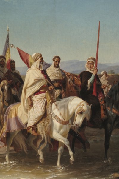 Portraits presumed to be Cherif Boubaghla and Lalla Fatma n