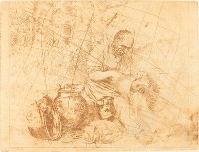 The Tinker by Felix Régamey after Alphonse Legros