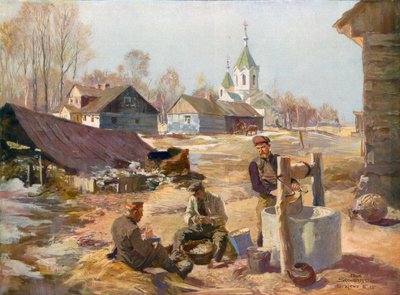 Peaceful Work Behind the Front in Russian Poland by Felix Schwormstadt