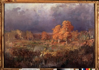 Swamp in the Forest, Autumn by Feodor Alexandrovich Vassiliev