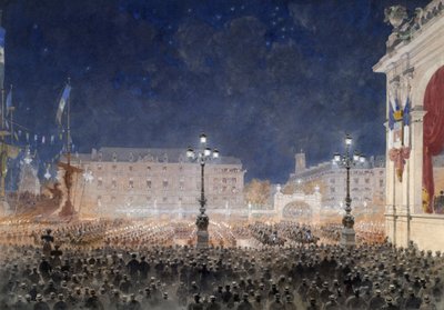 Torchlight Retreat on Place de l