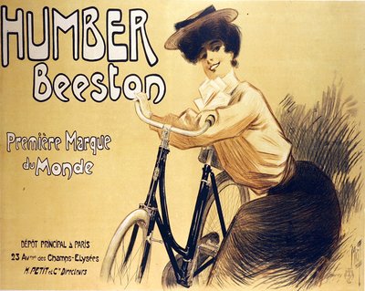 Poster Advertising Humber Beeston Bicycles by Ferdinand  Misti Mifliez