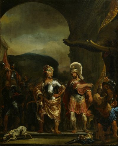 The Fearlessness of Fabricius in the Camp of Pyrrhus by Ferdinand Bol