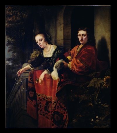 Portrait of a Husband and Wife, 1654 by Ferdinand Bol