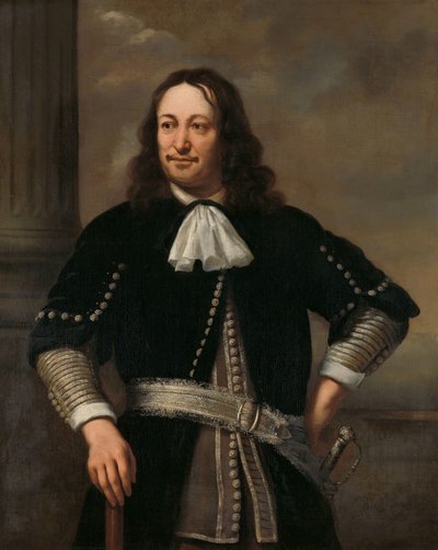 Portrait of a Naval Officer, probably Vice-Admiral Aert van Nes (1626-1693) by Ferdinand Bol