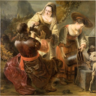 Rebecca and Eliezer at the Well by Ferdinand Bol