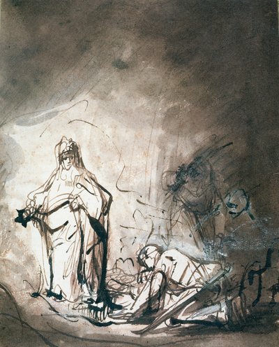 Saul and the Witch of Endor by Ferdinand Bol