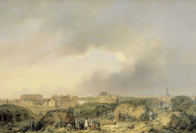 The Citadel of Antwerp shortly after the Siege of 19 November-23 December 1832, and the Surrender of the Dutch Garrison to the French by Ferdinand De Braekeleer (I)