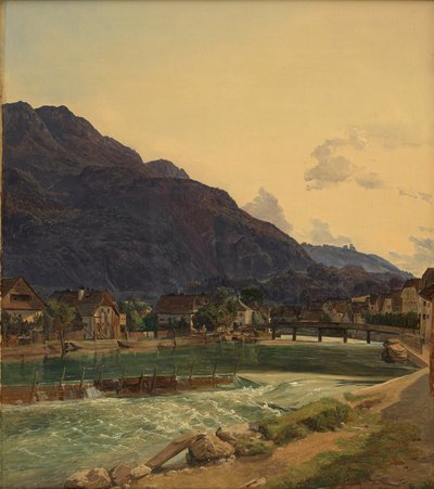 The Traun near Ischl by Ferdinand Georg Waldmüller
