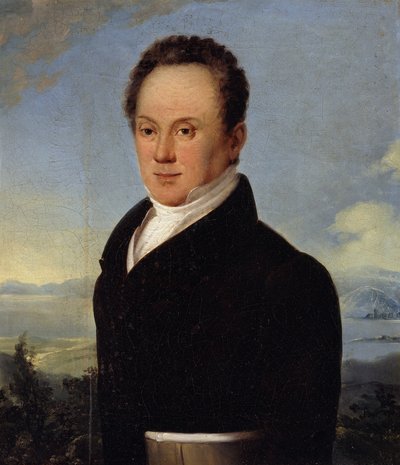 Portrait of Janos von Szallopek by Ferdinand Georg Waldmüller