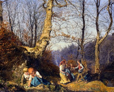 Early Spring in the Vienna Woods by Ferdinand Georg Waldmüller