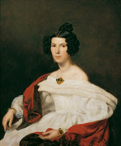 The Wife of Court Official Josef von Stadler by Ferdinand Georg Waldmuller
