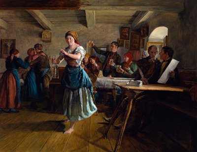 The Opening Dance by Ferdinand Georg Waldmuller