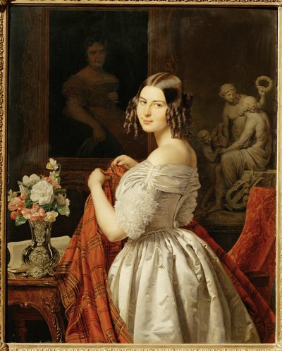 Young Lady at Her Toilet by Ferdinand Georg Waldmuller