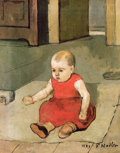 Little Hector on the Floor by Ferdinand Hodler