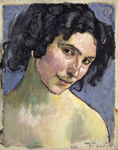 Portrait of the Model Giulia Leonardi by Ferdinand Hodler