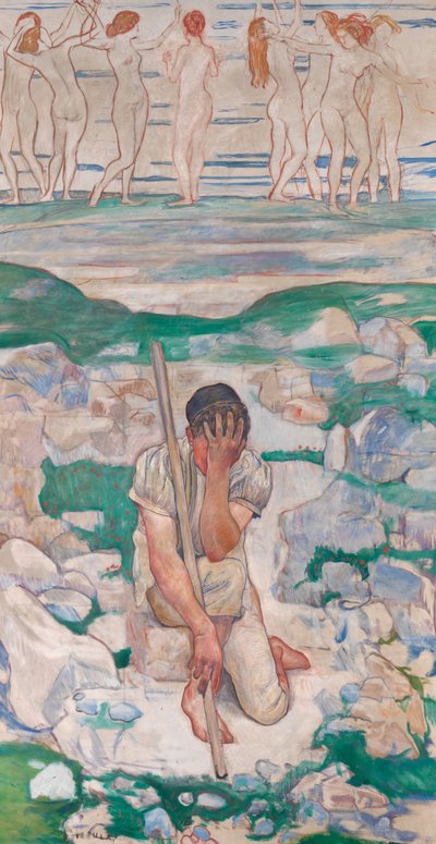 The Dream of the Shepherd by Ferdinand Hodler