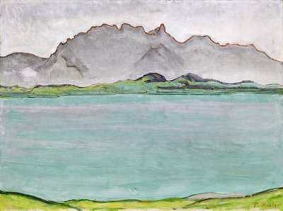 The Stockhorn Mountains and Lake Thun, 1911 by Ferdinand Hodler