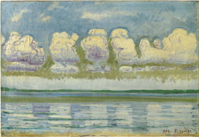 Lake Geneva with the Swiss Jura by Ferdinand Hodler