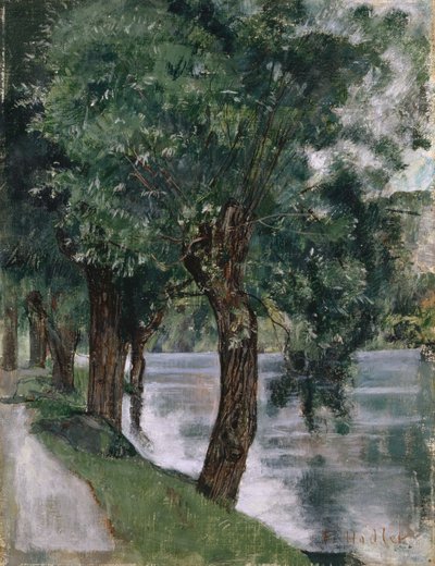 Willow Trees at the Rhone by Ferdinand Hodler