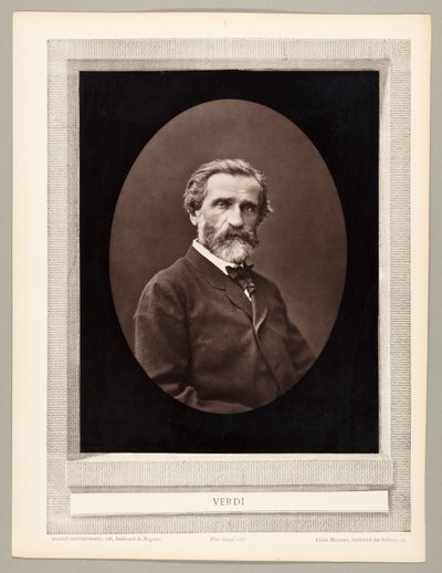 Giuseppe Verdi (Italian composer, 1813-1901) by Ferdinand J. Mulnier