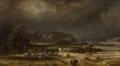 The Meuse at Poilvache by Ferdinand Joseph Bernard Marinus
