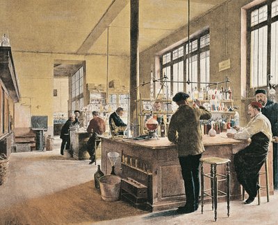 Municipal Chemical Laboratory in Paris by Ferdinand Joseph Gueldry