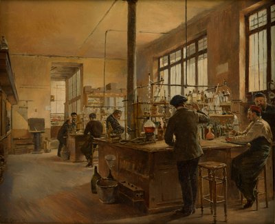 Municipal Chemistry Laboratory, Paris Police Prefecture by Ferdinand Joseph Gueldry