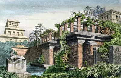 The Hanging Gardens of Babylon by Ferdinand Knab