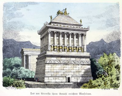 The Mausoleum of Halicarnassus, from a Series of the 