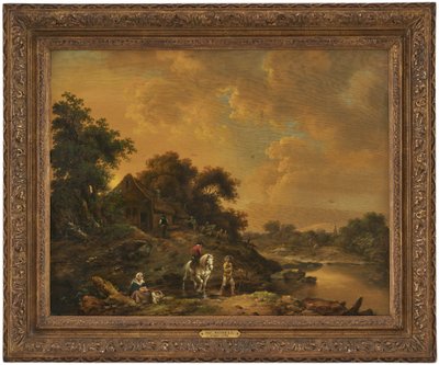 Evening Landscape by Ferdinand Kobell