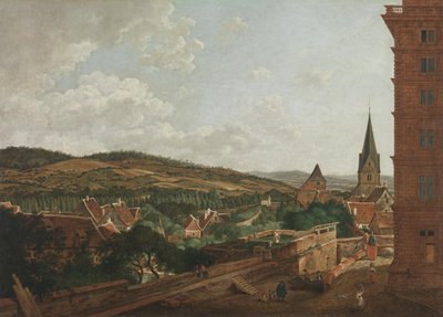 View from Aschaffenburg Castle to Pfaffenberg and St. Agatha (Aschaffenburg Cycle) by Ferdinand Kobell