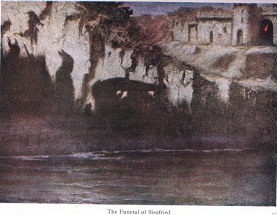 The Funeral of Siegfried, Illustration from The Stories of Wagner